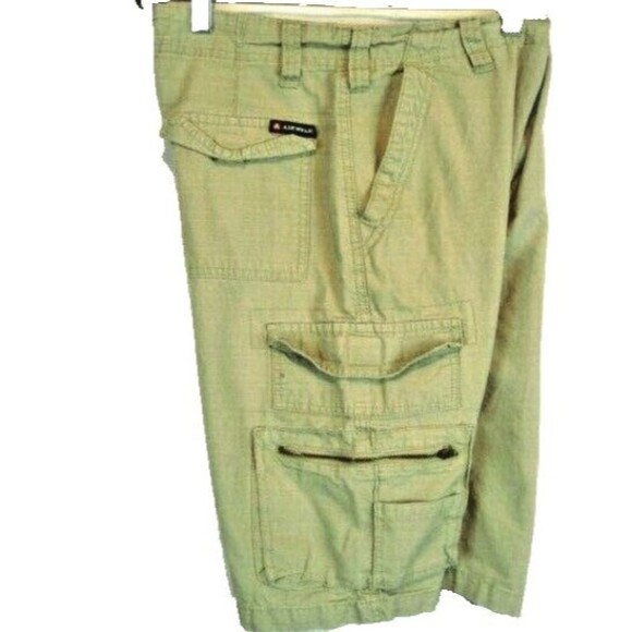 Airwalk Other - Mens Airwalk Tan Ripstop Cotton Flat Front Board Casual Shorts sz 30x10